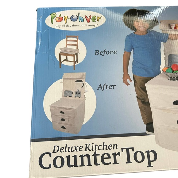 POP-OH-VER DELUXE KITCHEN COUNTERTOP PLAYSET - Picture 3 of 5